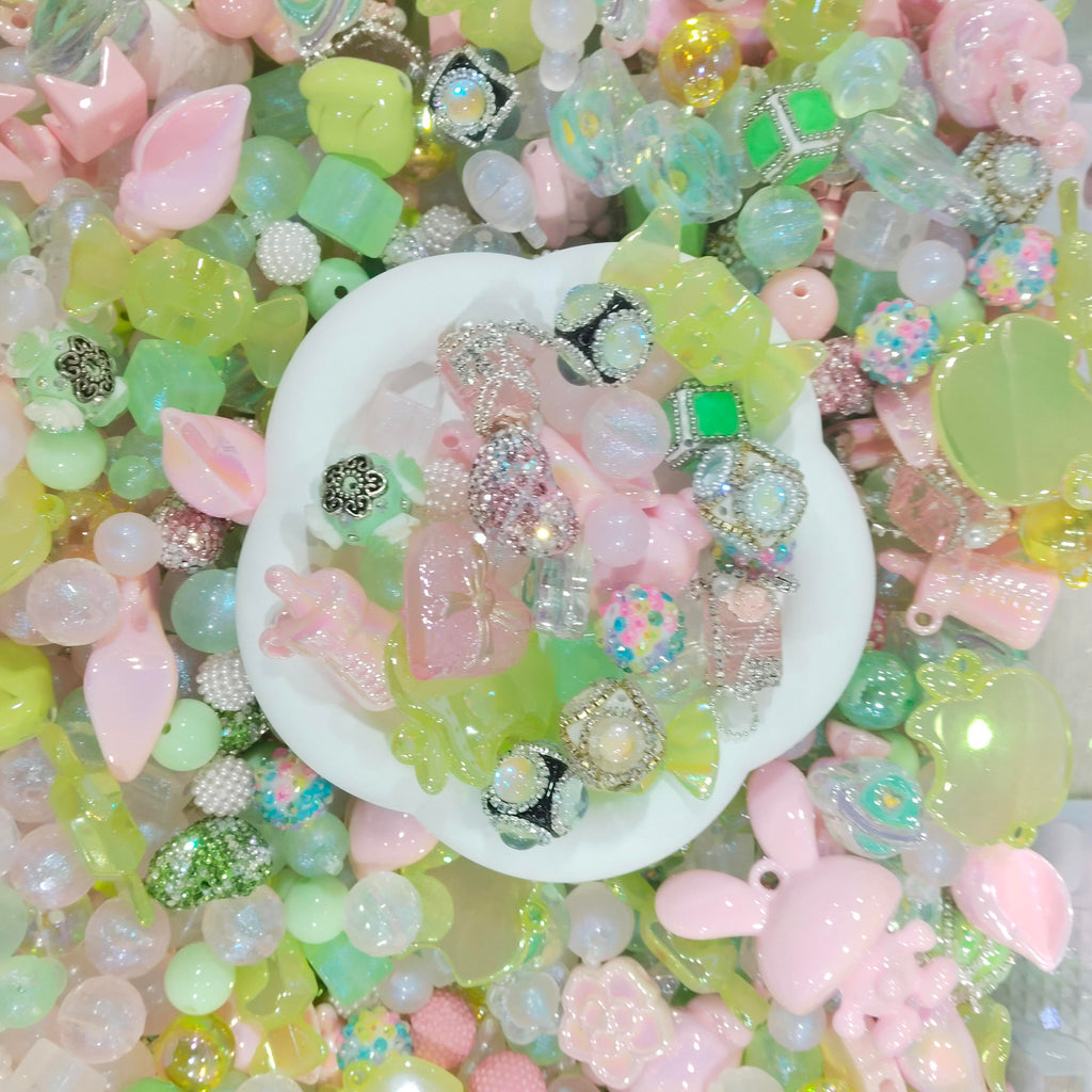 Resin beads, heavy-duty bead mix, available for on-site selection, DIY bead mixing
