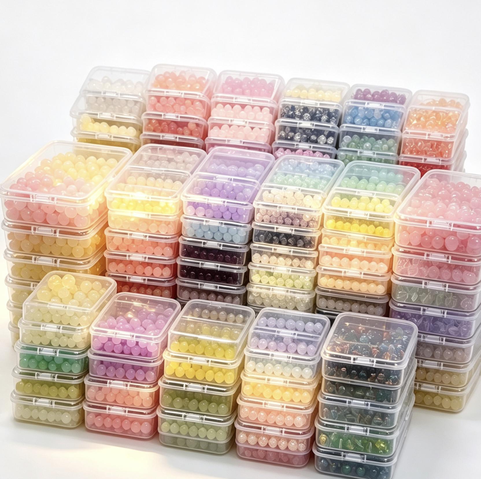 Beads—select them on site; order as many buckets as needed for handmade DIY projects