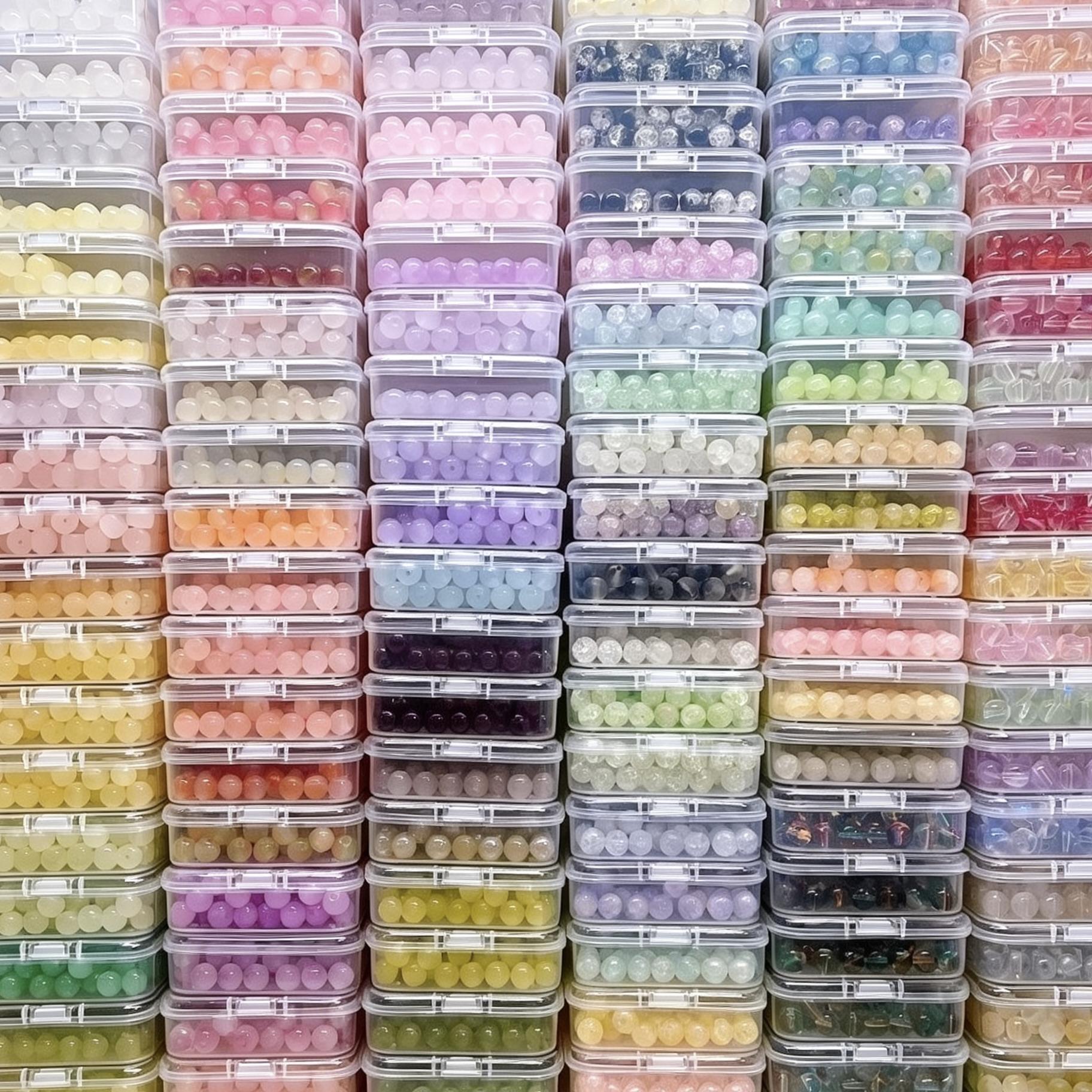 Beads—select them on site; order as many buckets as needed for handmade DIY projects